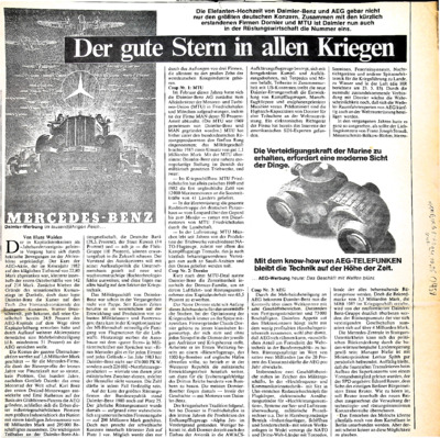 Der gute Stern in allen Kriegen